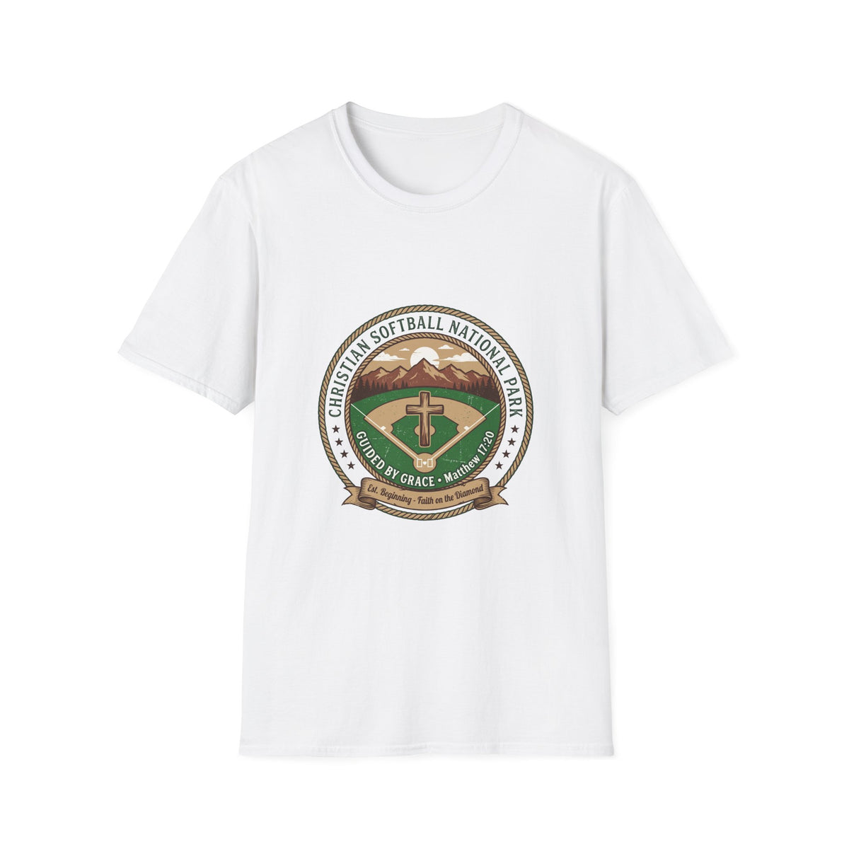 Christian softball national park T-shirts