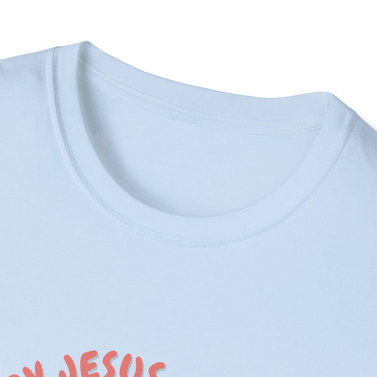 Powered by Jesus and iced coffee T-shirts copy