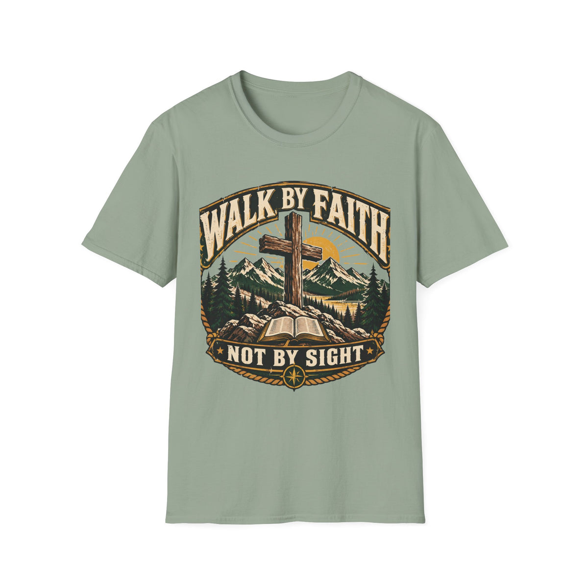 Walk by faith not by sight T-shirt