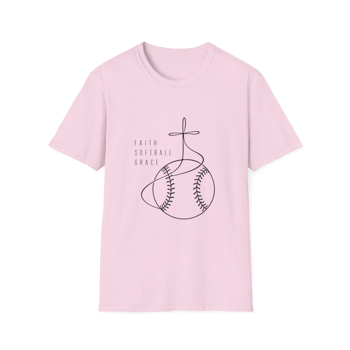 Faith softball grace T-shirts