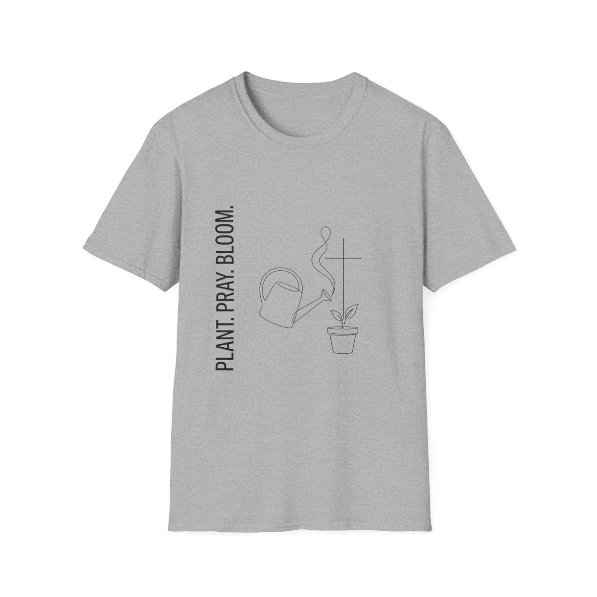 Plant pray bloom T-shirts