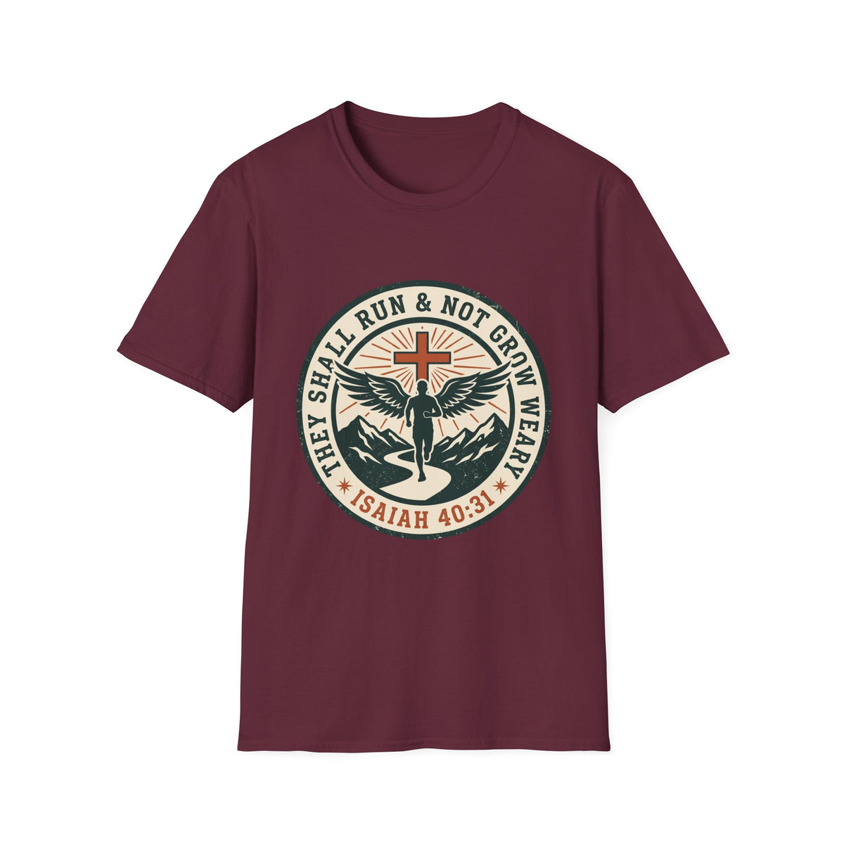 They shall run and not grow weary T-shirts