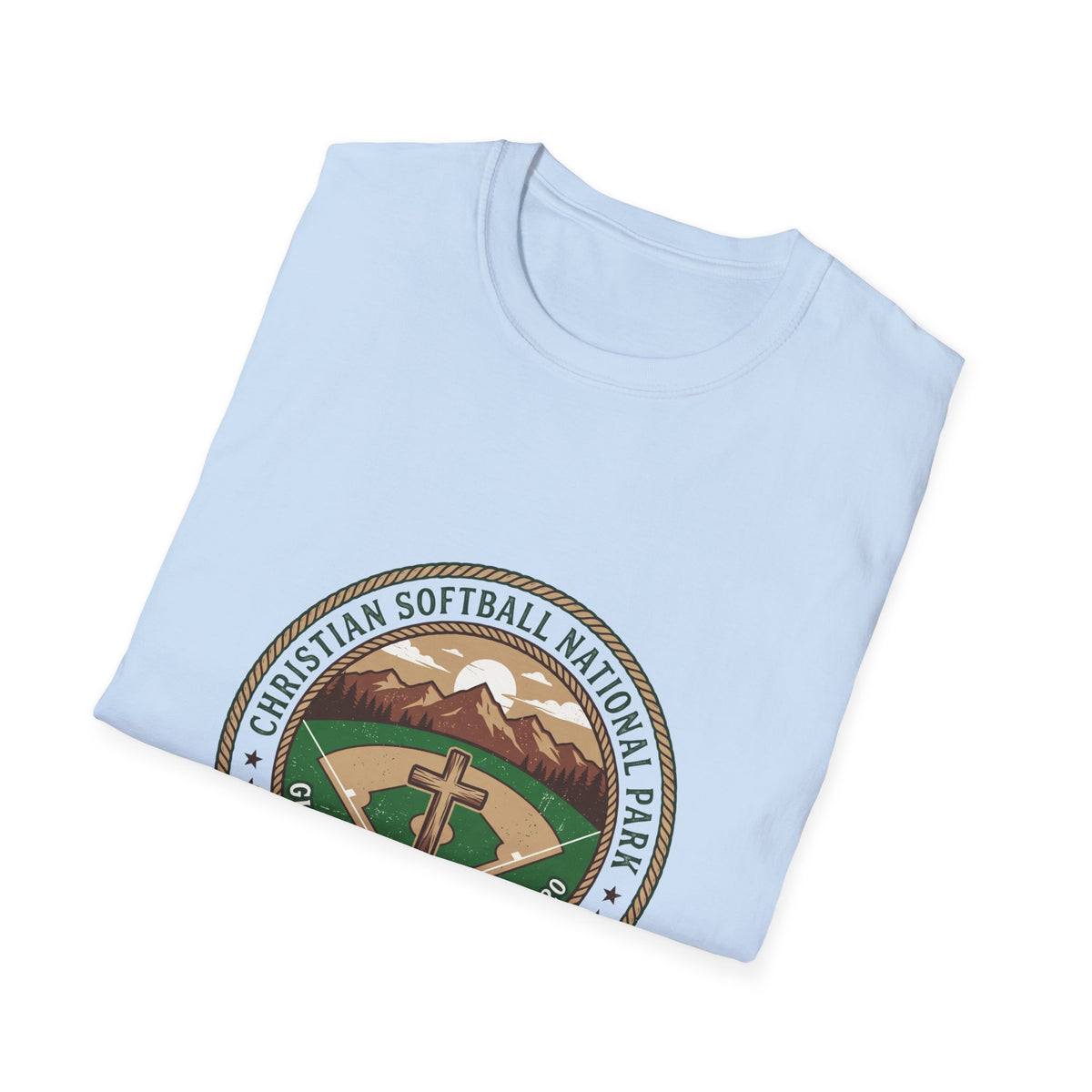 Christian softball national park T-shirts