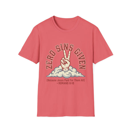Zero sins given T-shirts
