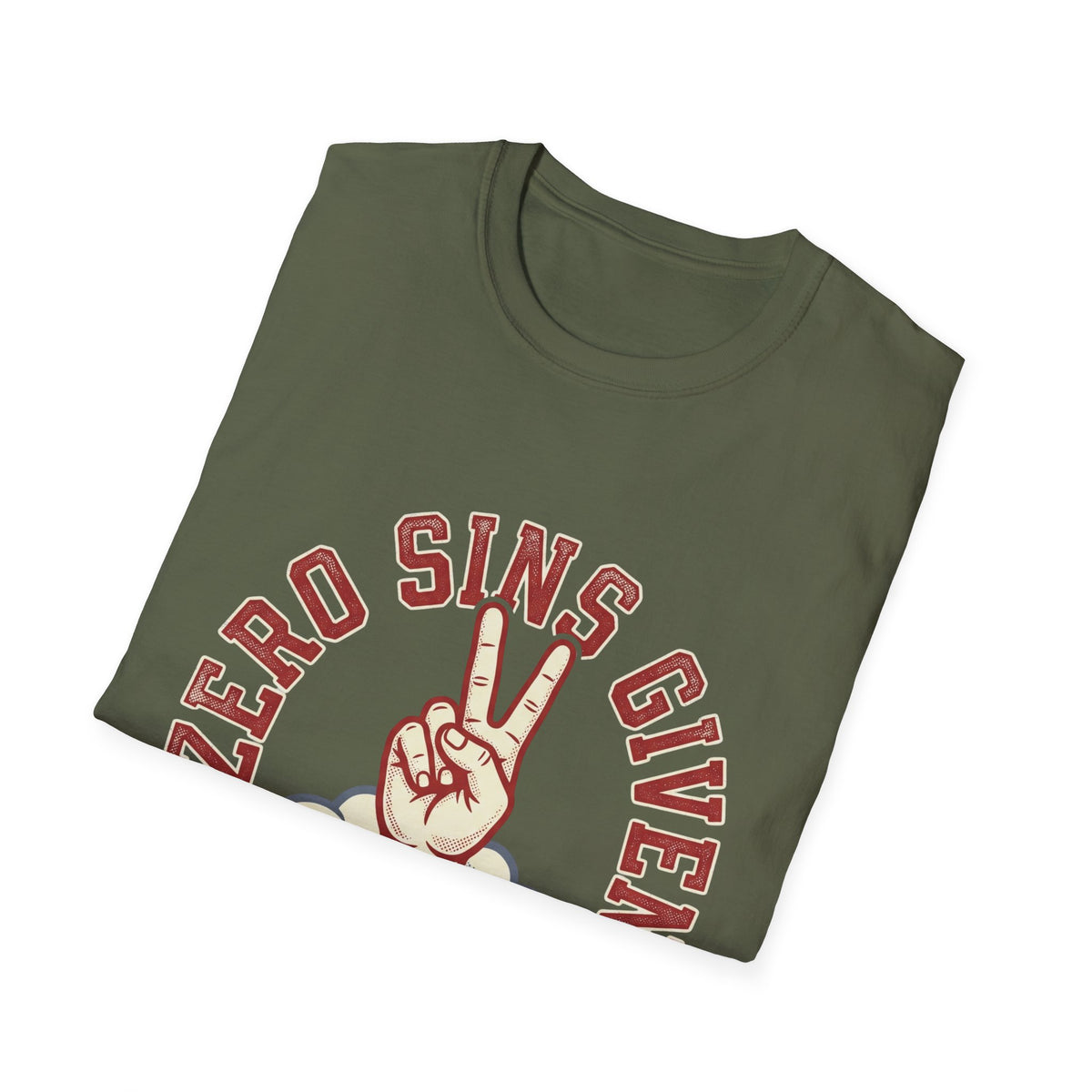 Zero sins given T-shirts