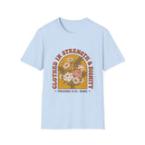 Clothed in strength and dignity T-shirts