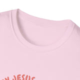 Powered by Jesus and iced coffee T-shirts copy
