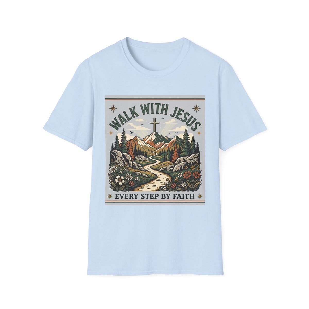 Walk with jesus T-shirts