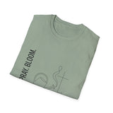 Plant pray bloom T-shirts