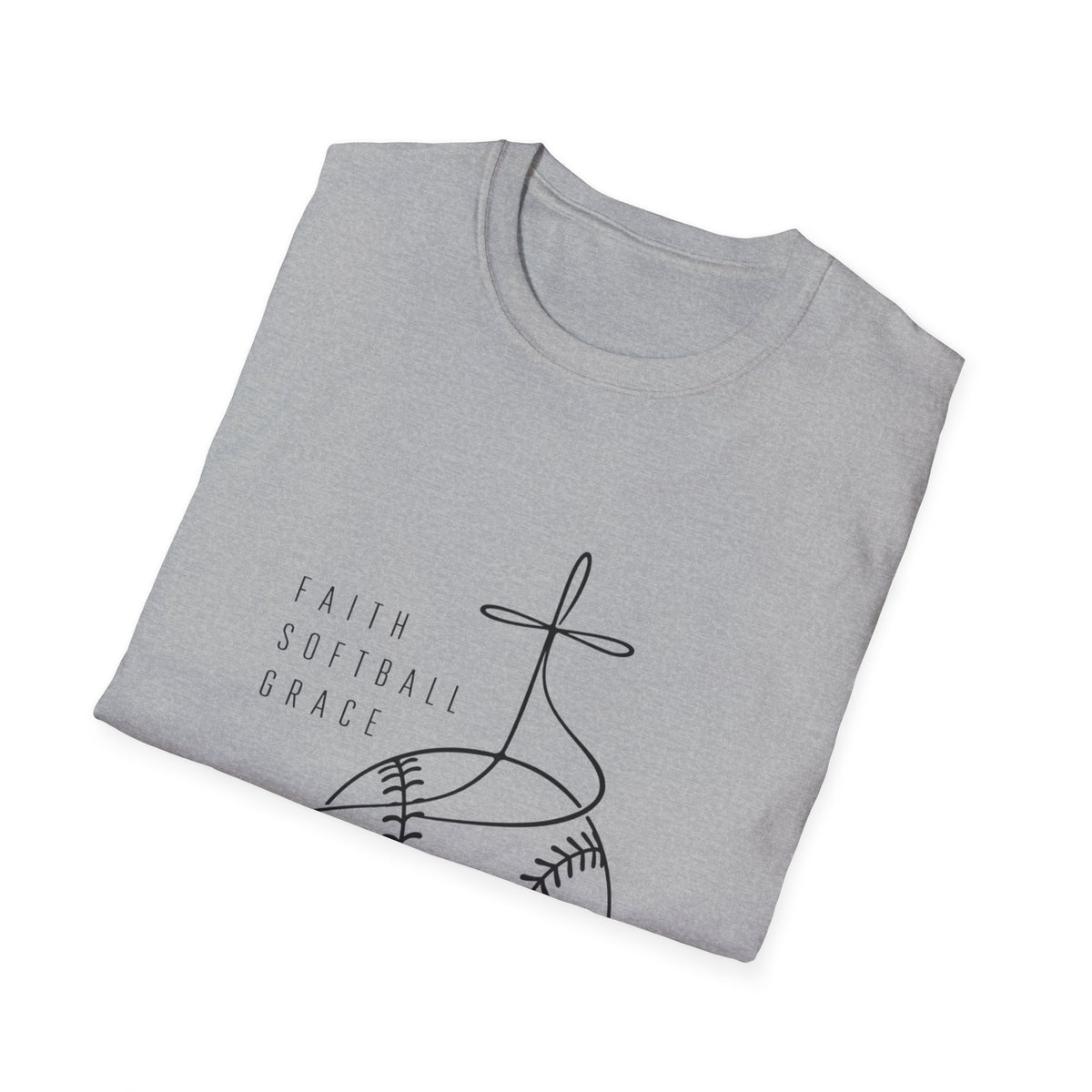 Faith softball grace T-shirts