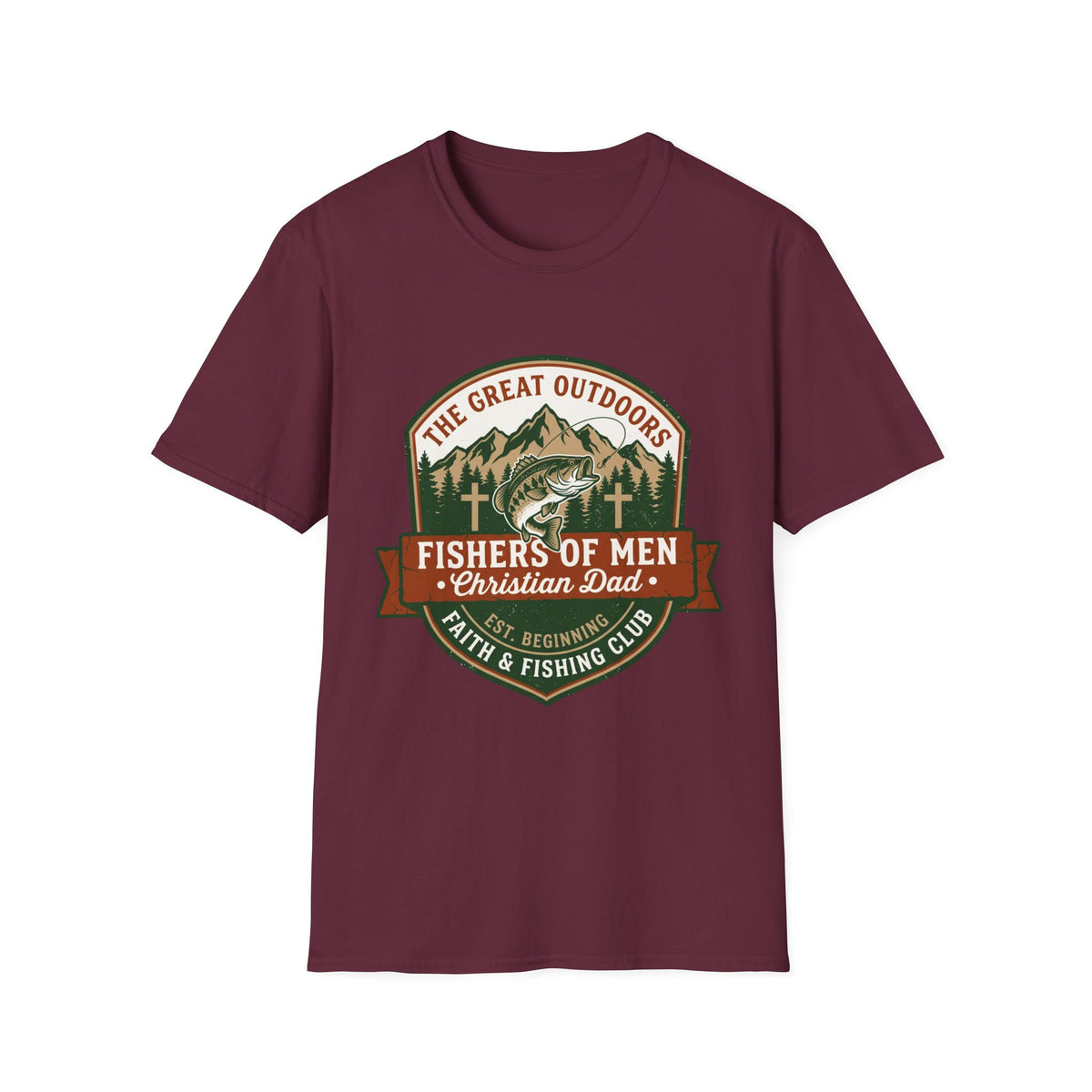 The great outdoors Fishers of men T-shirts