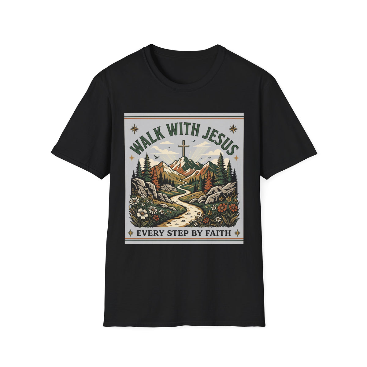 Walk with jesus T-shirts