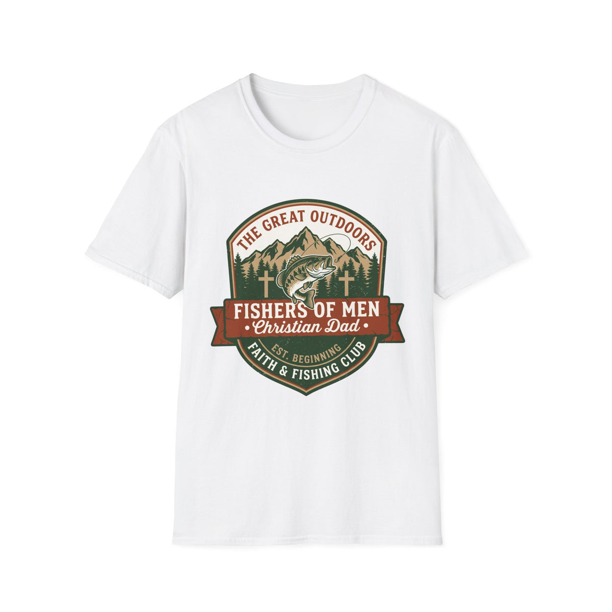 The great outdoors Fishers of men T-shirts