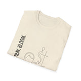 Plant pray bloom T-shirts