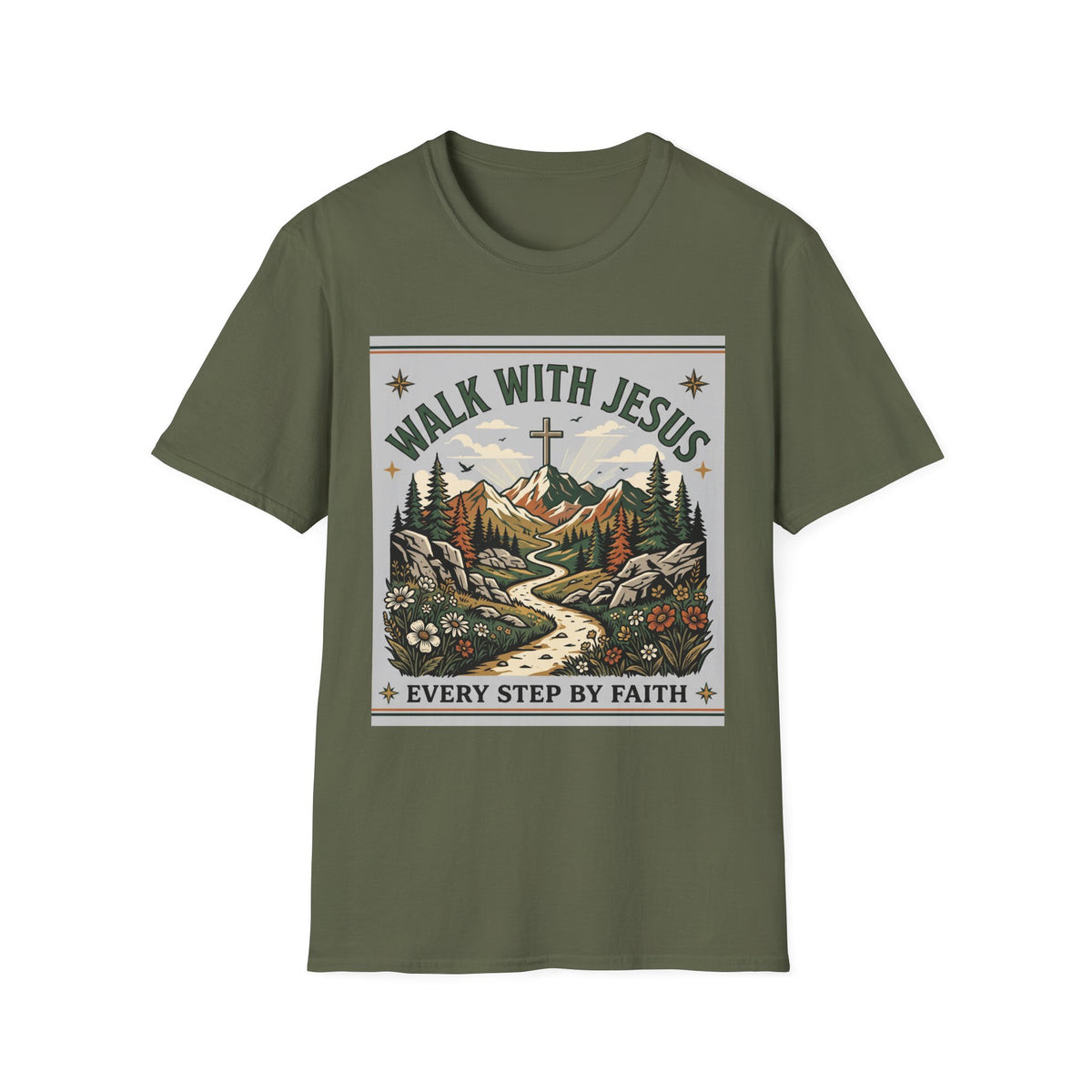 Walk with jesus T-shirts