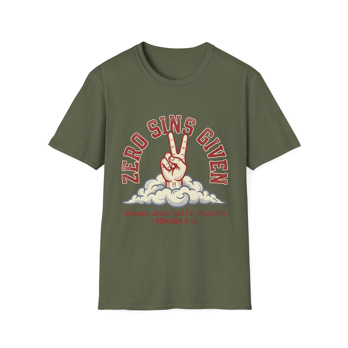 Zero sins given T-shirts