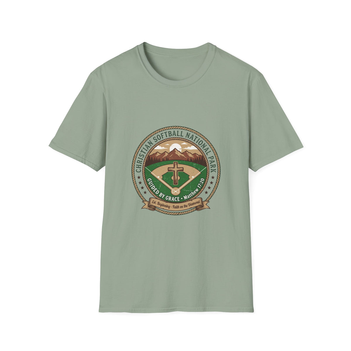 Christian softball national park T-shirts