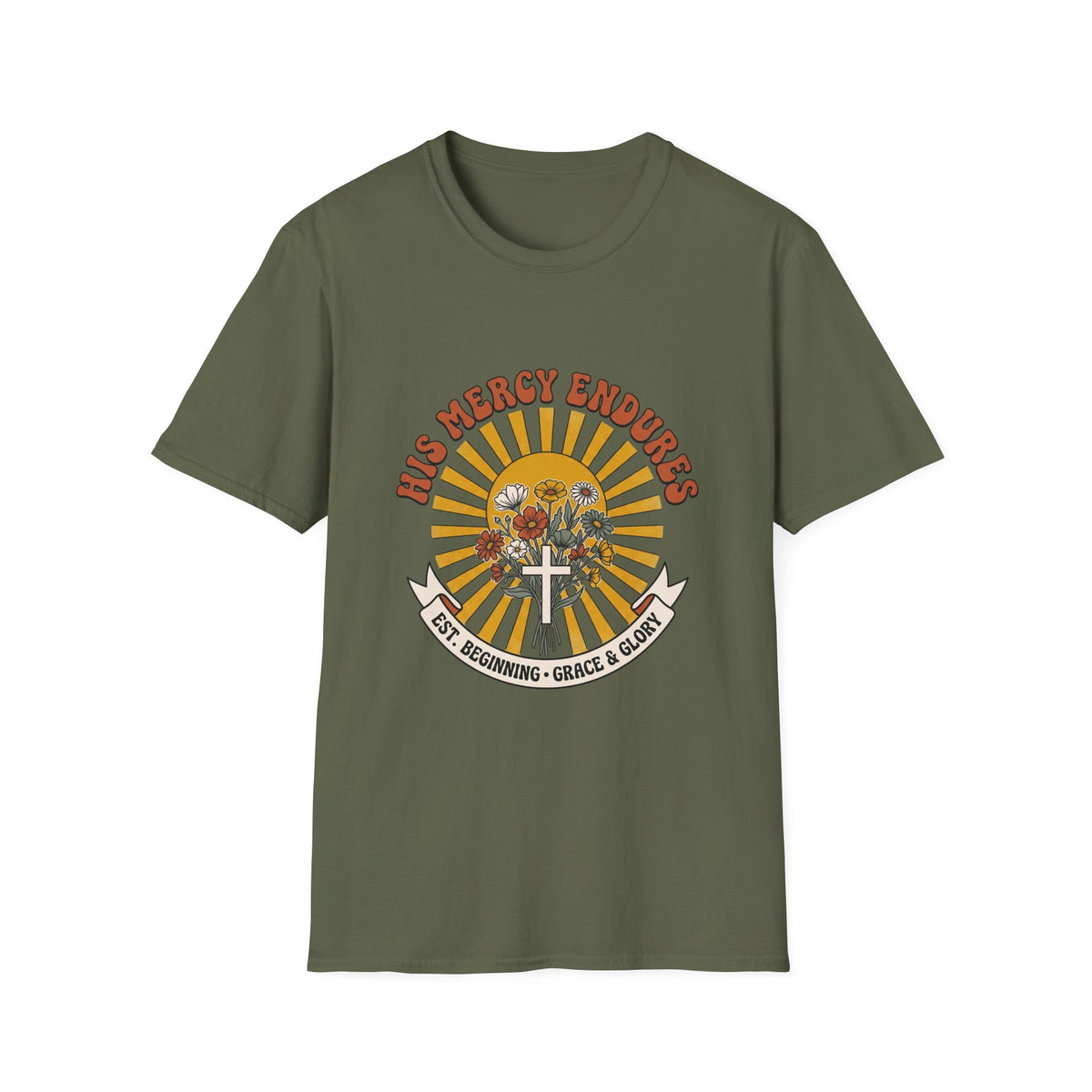 His mercy endures T-shirts