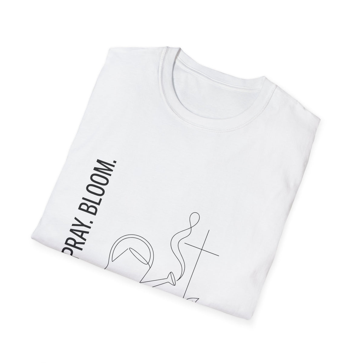 Plant pray bloom T-shirts