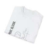Plant pray bloom T-shirts