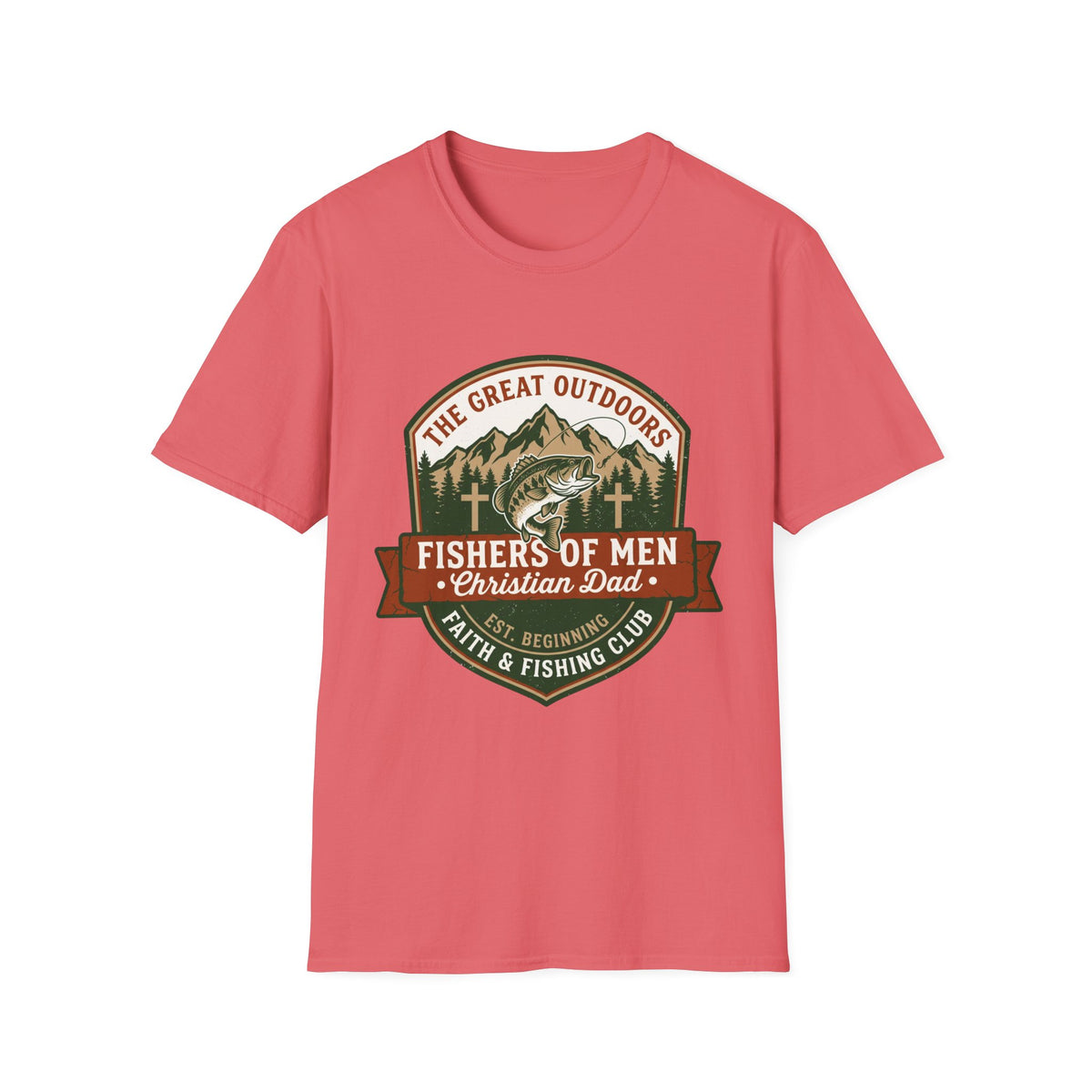 The great outdoors Fishers of men T-shirts