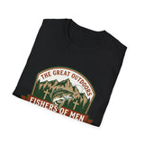 The great outdoors Fishers of men T-shirts