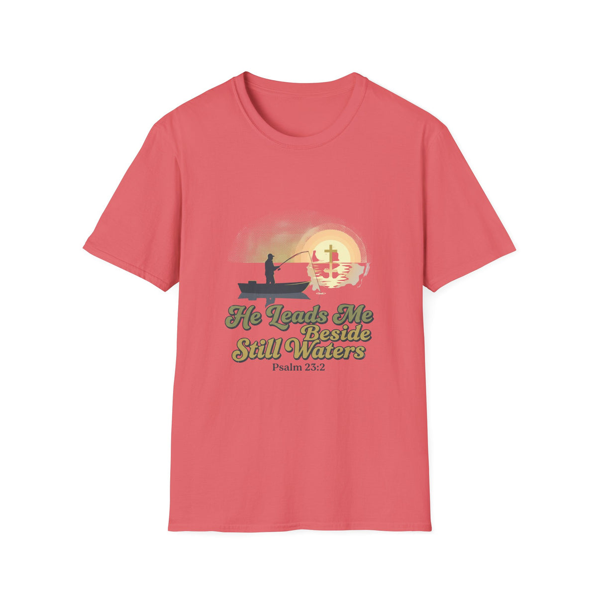 He leads me Beside still waters T-shirts