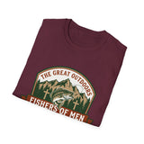 The great outdoors Fishers of men T-shirts