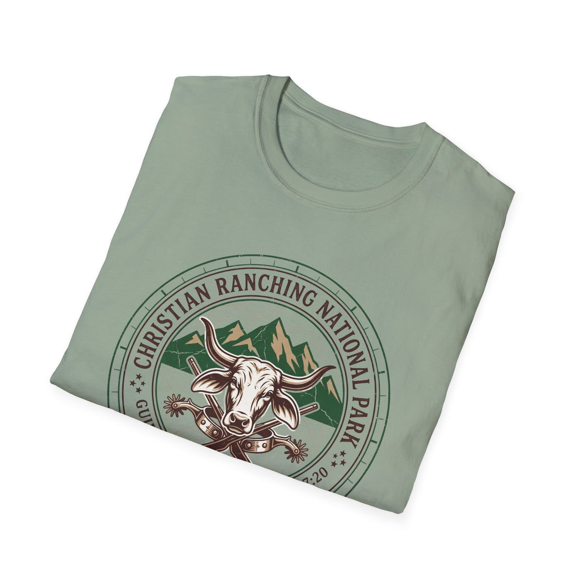 Christian ranching national park T-shirts