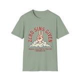 Zero sins given T-shirts
