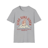 Zero sins given T-shirts