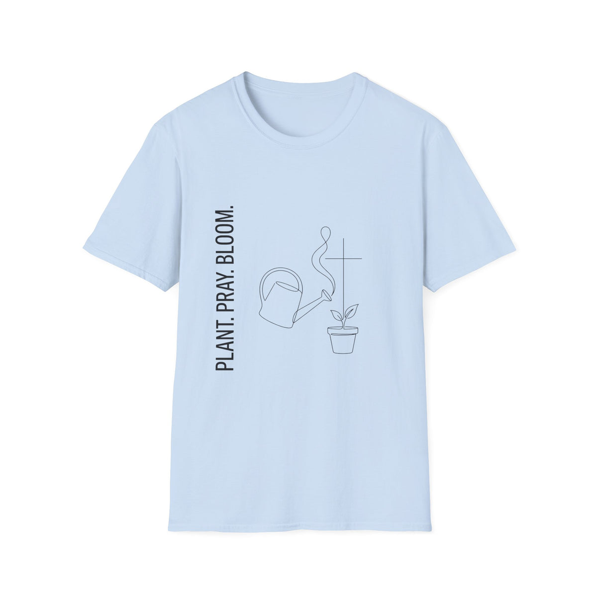 Plant pray bloom T-shirts