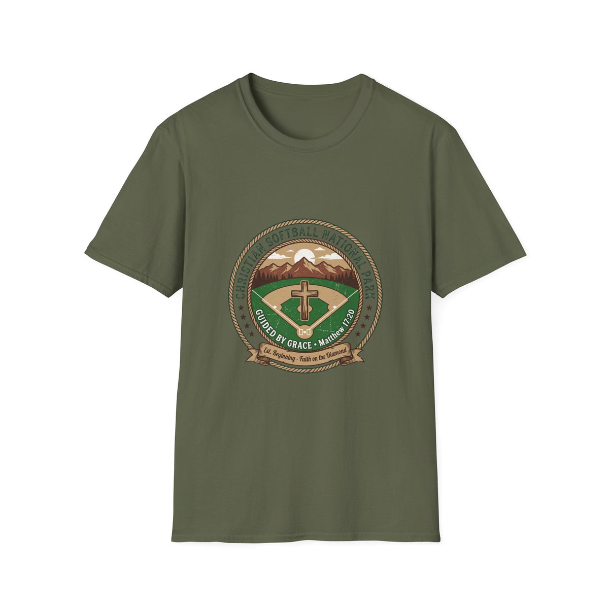Christian softball national park T-shirts