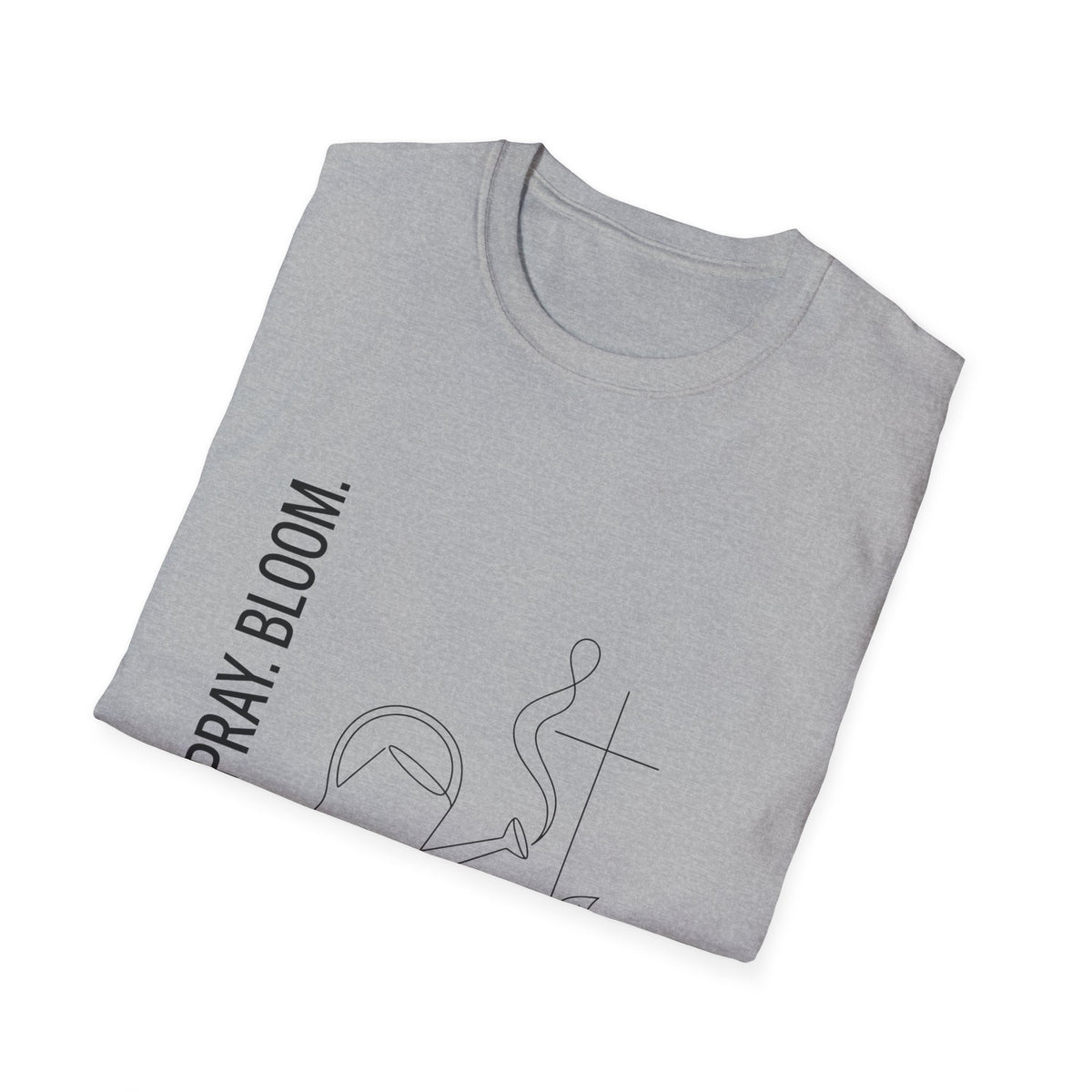 Plant pray bloom T-shirts