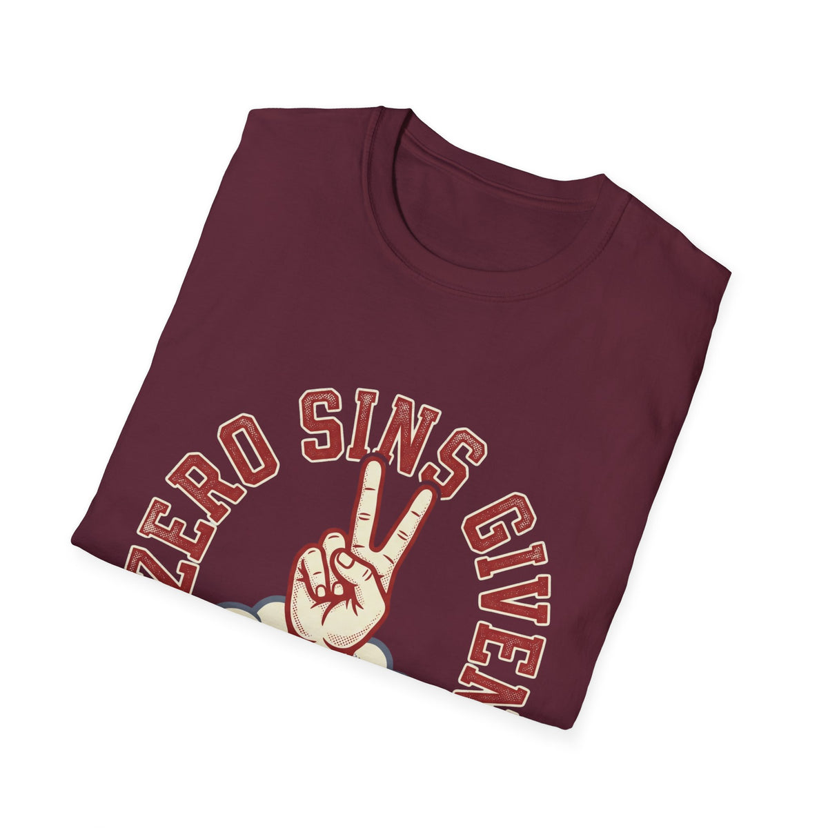 Zero sins given T-shirts