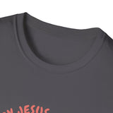 Powered by Jesus and iced coffee T-shirts copy