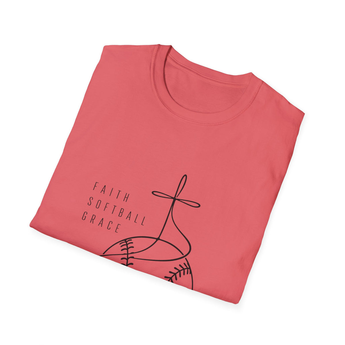 Faith softball grace T-shirts
