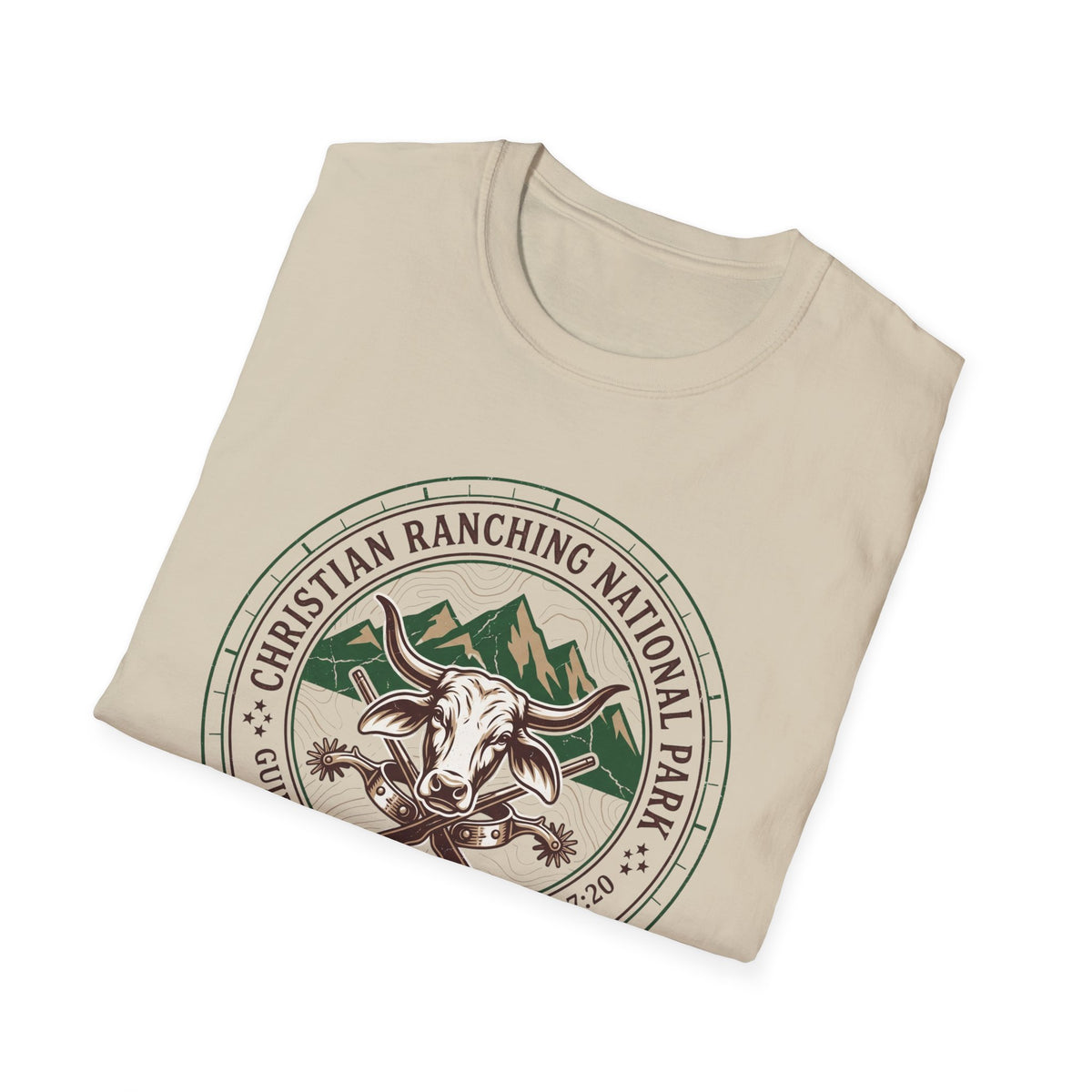 Christian ranching national park T-shirts