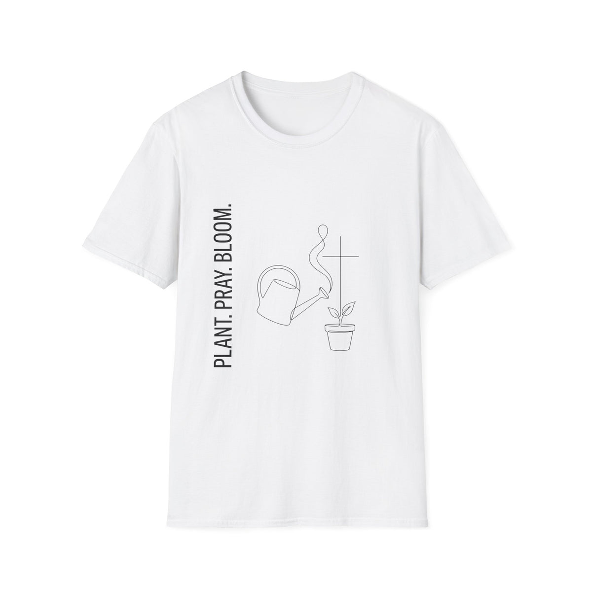 Plant pray bloom T-shirts