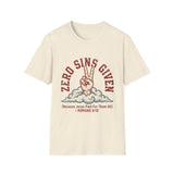 Zero sins given T-shirts