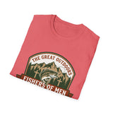 The great outdoors Fishers of men T-shirts