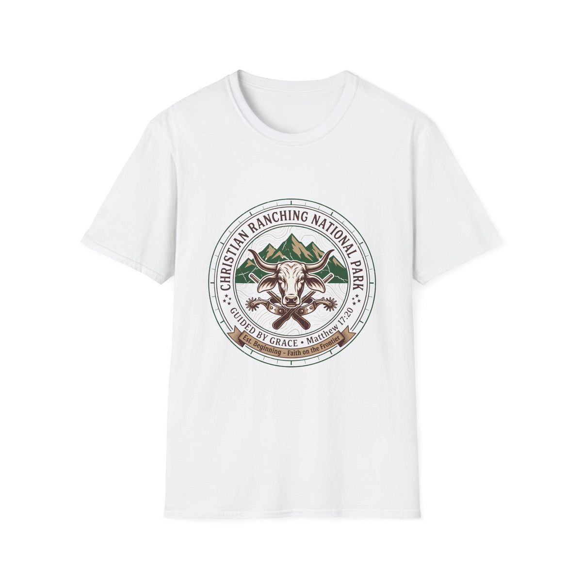 Christian ranching national park T-shirts