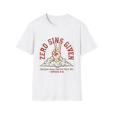 Zero sins given T-shirts