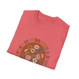 Clothed in strength and dignity T-shirts (2)