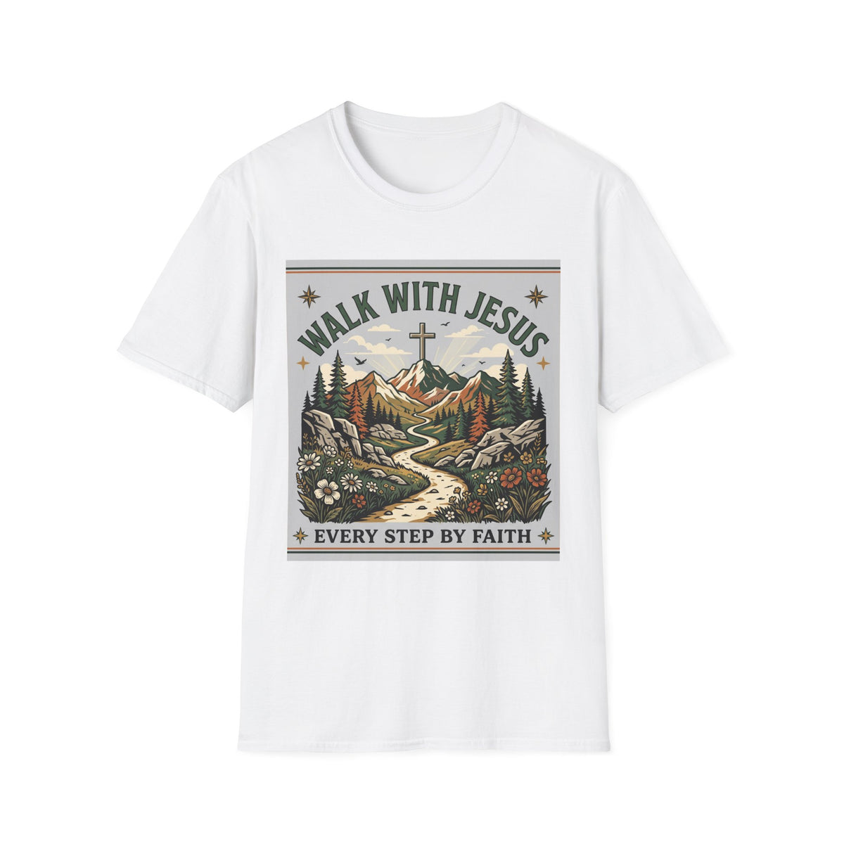 Walk with jesus T-shirts
