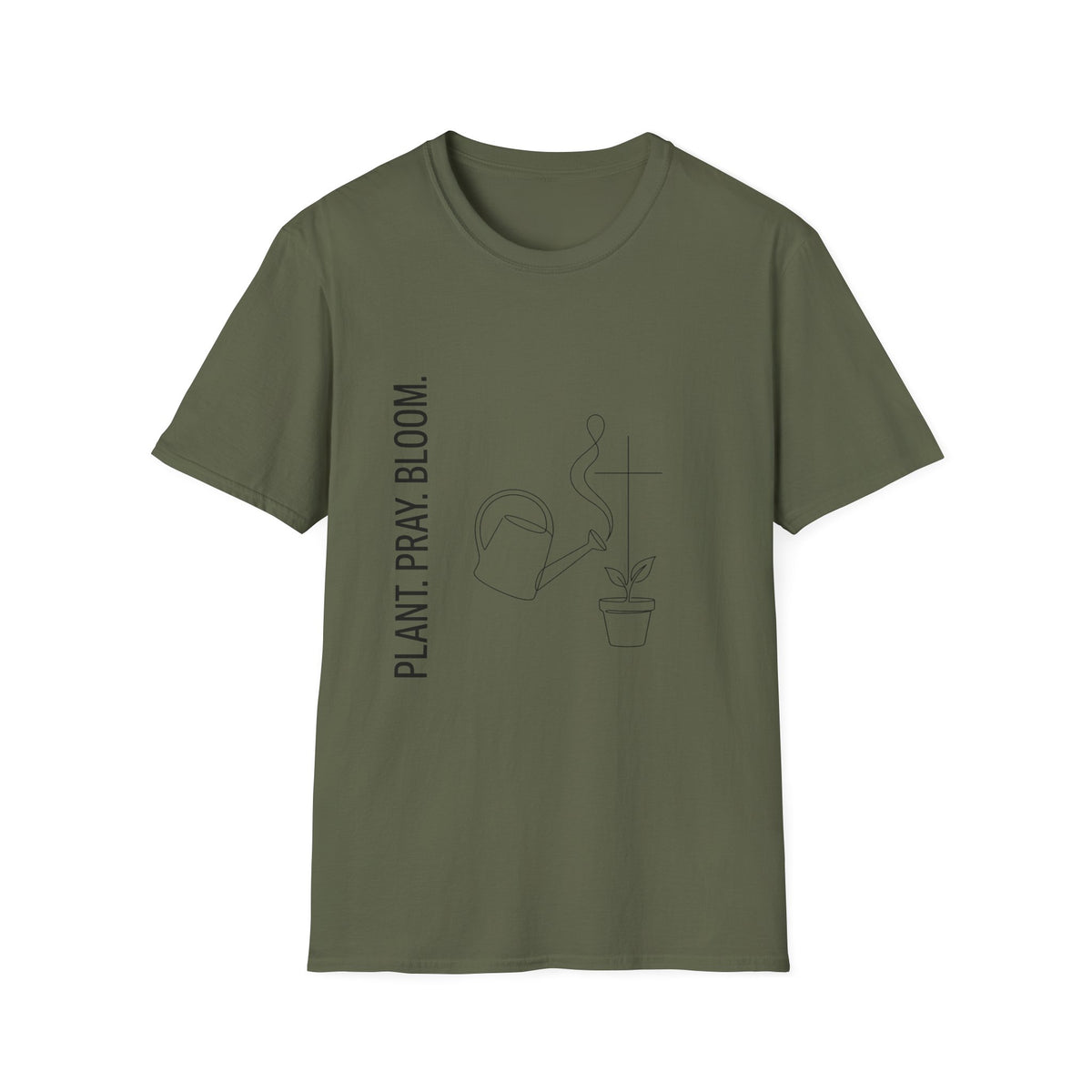 Plant pray bloom T-shirts
