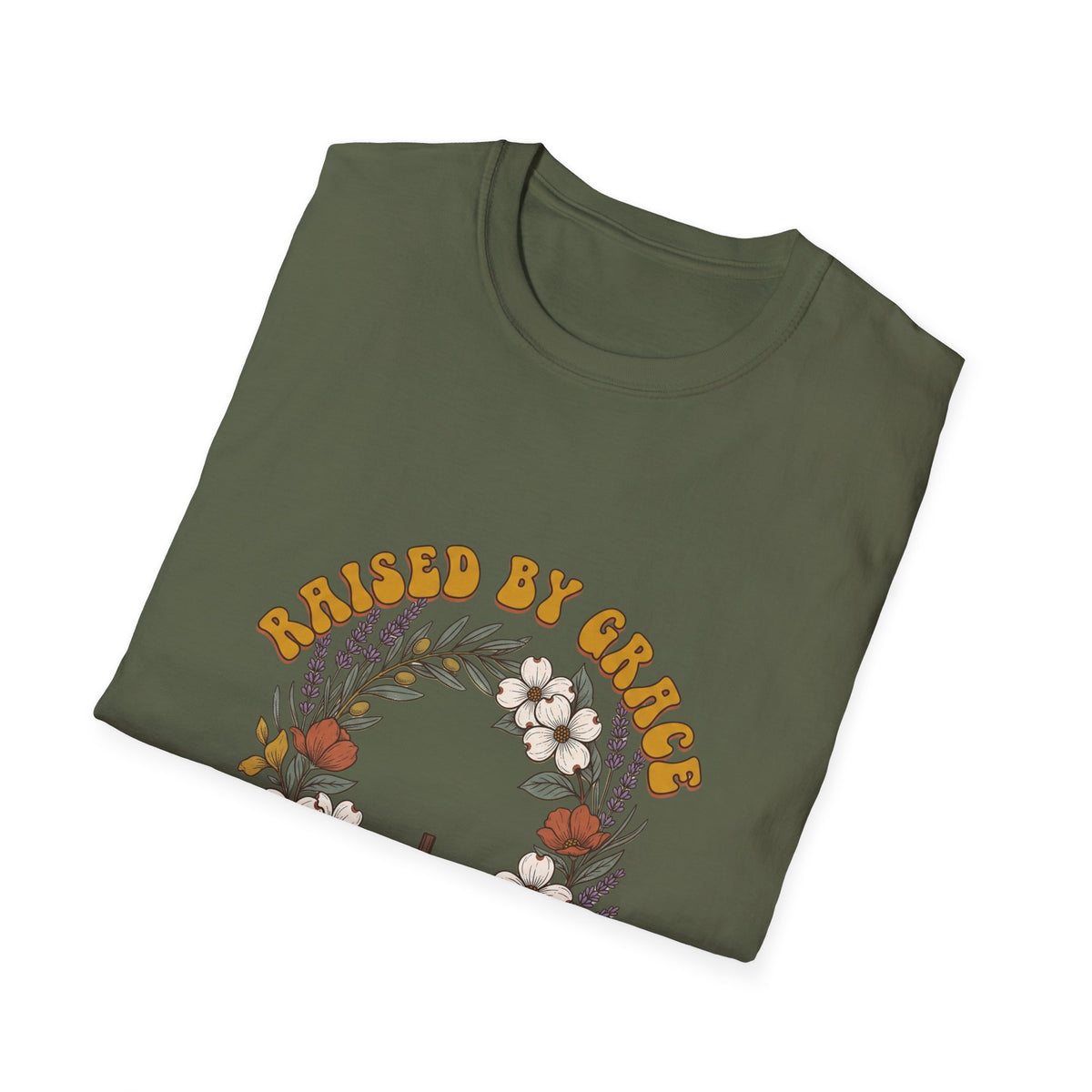 Raised by grace T-shirts