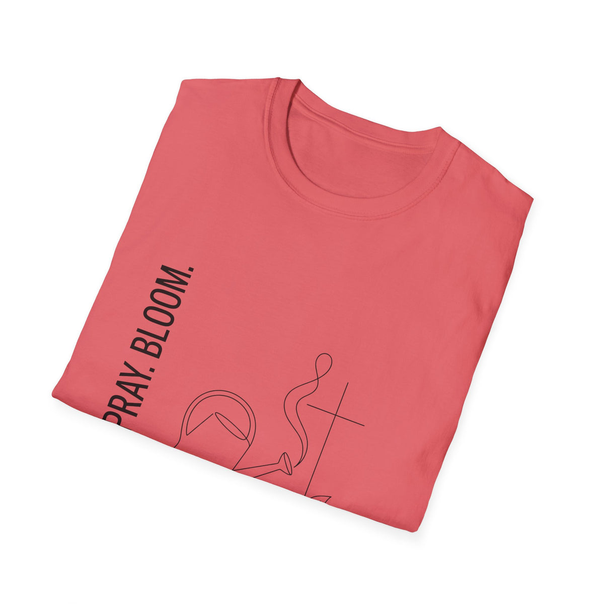 Plant pray bloom T-shirts